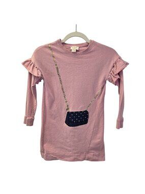 Kate Spade Girls' French Terry Quilted Handbag Dress Size 6X